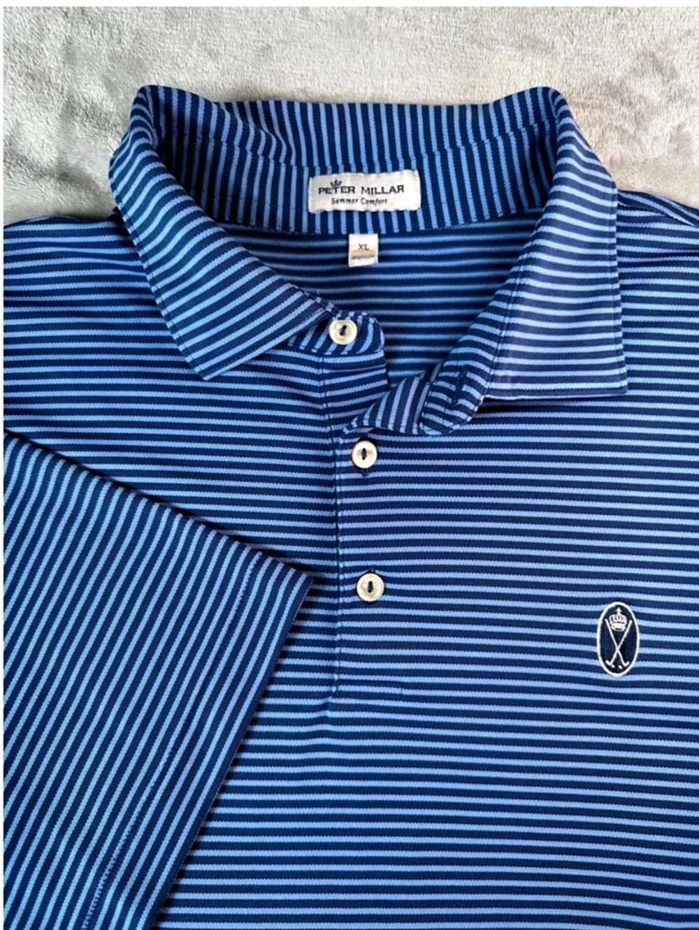 Lot of 3 Peter Millar Golf Polos XL